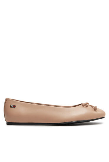 Tommy Hilfiger Балеринки Essential Chic Ballerina FW0FW08059 Бежов - Mera.bg