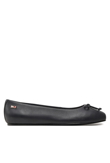 Tommy Hilfiger Балеринки Essential Chic Ballerina FW0FW08059 Тъмносин - Mera.bg