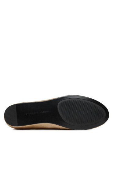 Tommy Hilfiger Балеринки Essential Golden Ballerina FW0FW07865 Златист - Mera.bg
