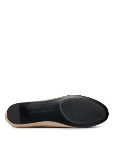 Tommy Hilfiger Балеринки Essential Leather Ballerina FW0FW07768 Бежов - Mera.bg