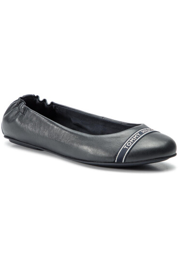 Tommy Hilfiger Балеринки Feminine Satin Detail Ballerina FW0FW04265 Midnight 403 - Mera.bg