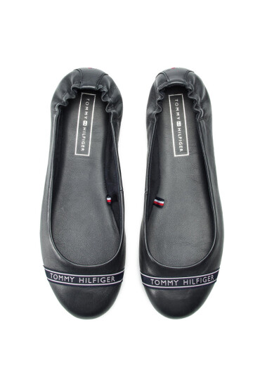 Tommy Hilfiger Балеринки Feminine Satin Detail Ballerina FW0FW04265 Midnight 403 - Mera.bg