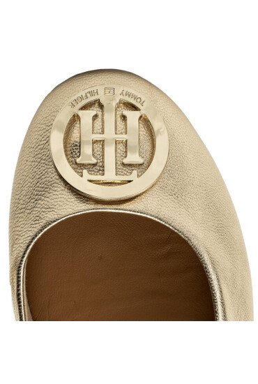 Tommy Hilfiger Балеринки Flexible Gold Ballerina FW0FW02863 Mekong 709 - Mera.bg