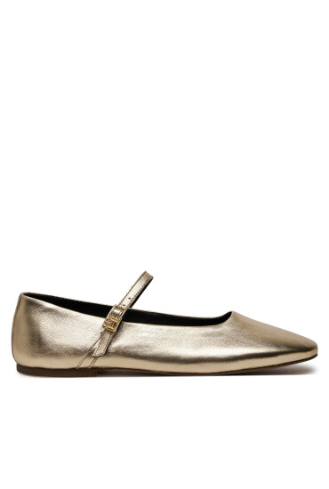 Tommy Hilfiger Балеринки Party Maryjane Ballerina Metal FW0FW08315 Златист - Mera.bg
