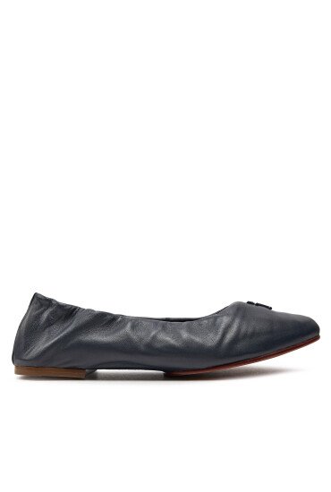 Tommy Hilfiger Балеринки Th Elevated Elastic Ballerina FW0FW07882 Тъмносин - Mera.bg