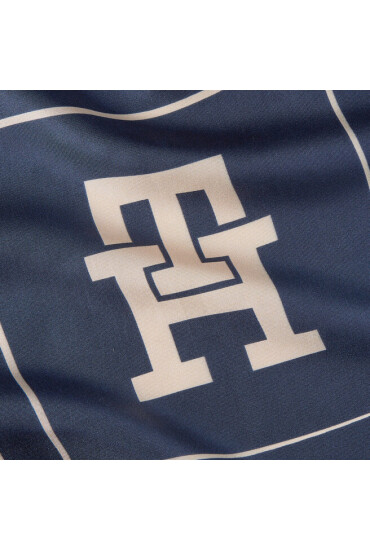 Tommy Hilfiger Бандана Monogram All Over Silk & Box AW0AW15807 Тъмносин - Mera.bg
