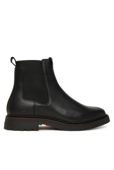 Tommy Hilfiger Боти тип челси Comfort Lwt FM0FM05591 Черен - Mera.bg