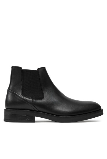 Tommy Hilfiger Боти тип челси Premium Hilfiger Tl Lth Chelsea FM0FM05185 Черен - Mera.bg