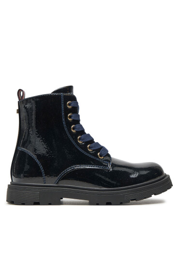 Tommy Hilfiger Ботуши Lace-Up Bootie T1A5-33564-1237 S Тъмносин - Mera.bg