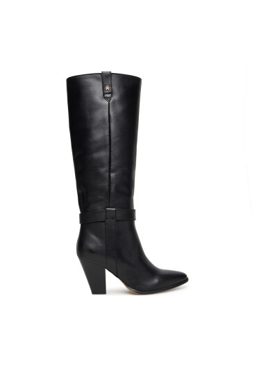 Tommy Hilfiger Ботуши T-Strap Pointy FW0FW08982 Черен - Mera.bg