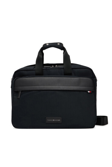 Tommy Hilfiger Чанта за лаптоп Th Nylon Workbag AM0AM13619 Черен - Mera.bg