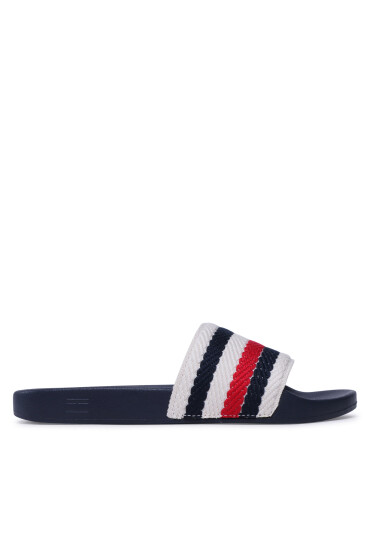 Tommy Hilfiger Чехли Essential Pool Slide FW0FW07151 Екрю - Mera.bg