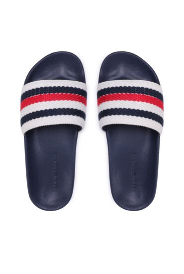Tommy Hilfiger Чехли Essential Pool Slide FW0FW07151 Екрю - Mera.bg