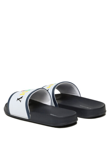 Tommy Hilfiger Чехли Logo Pool Slide T3B0-32933-1172 S White/Multicolor X56 - Mera.bg