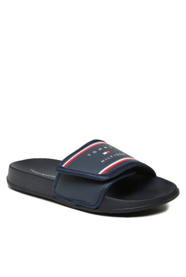 Tommy Hilfiger Чехли Maxi Velcro Pool Slide T3B0-32934-1172 S Blue 800 - Mera.bg