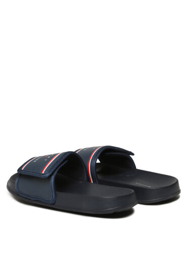 Tommy Hilfiger Чехли Maxi Velcro Pool Slide T3B0-32934-1172 S Blue 800 - Mera.bg