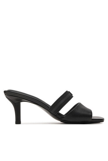 Tommy Hilfiger Чехли Sporty Leather Mule FW0FW07640 Черен - Mera.bg
