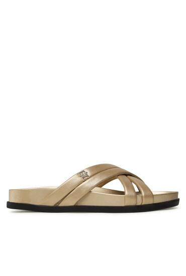 Tommy Hilfiger Чехли Starp Feminine Sandal Golden FW0FW06994 Gold OLJ - Mera.bg