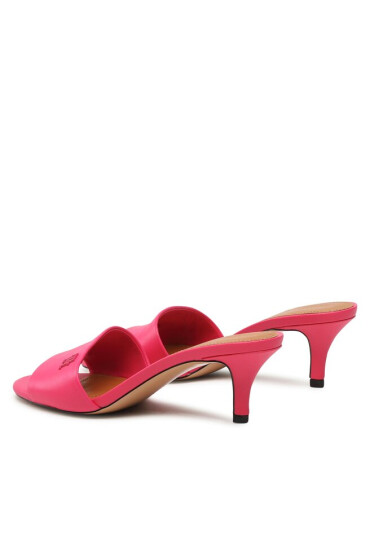 Tommy Hilfiger Чехли Th Elevated Mid Heel Sandal FW0FW07453 Bright Cerise Pink T1K - Mera.bg
