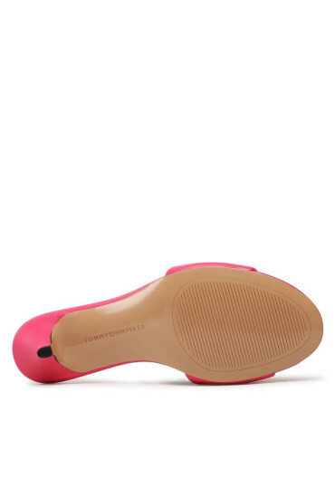 Tommy Hilfiger Чехли Th Elevated Mid Heel Sandal FW0FW07453 Bright Cerise Pink T1K - Mera.bg