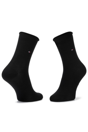 Tommy Hilfiger Чорапи дълги дамски 443029001 Black 200 - Mera.bg