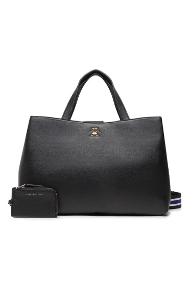 Tommy Hilfiger Дамска чанта Tommy Life Satchel AW0AW13409 BDS - Mera.bg