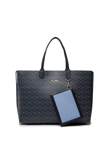 Tommy Hilfiger Дамска чанта Iconic Tommy Tote Monogram AW0AW12321 C7H - Mera.bg