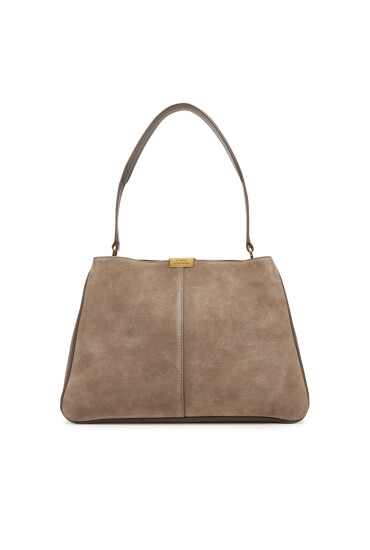 Tommy Hilfiger Дамска чанта Casual Leather Shoulder Bag Sued AW0AW18201 Бежов - Mera.bg