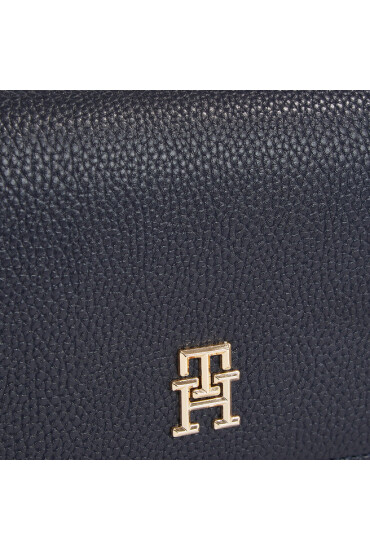 Tommy Hilfiger Дамска чанта Emblem AW0AW15180 Тъмносин - Mera.bg