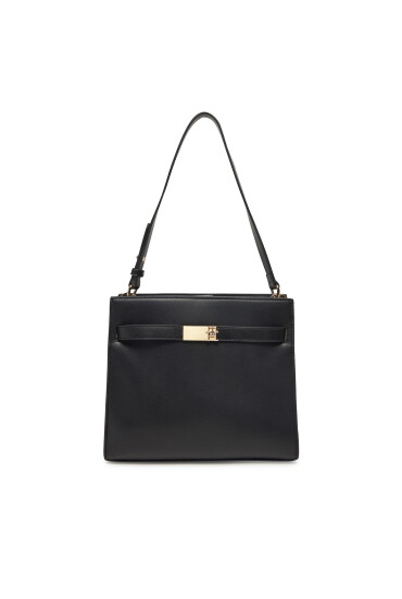 Tommy Hilfiger Дамска чанта Heritage Shoulder Bag AW0AW17182 Черен - Mera.bg