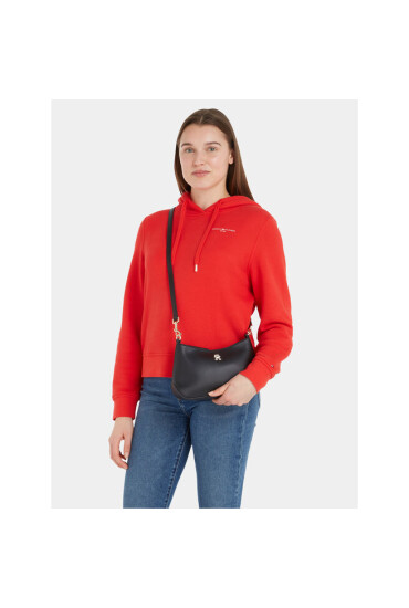 Tommy Hilfiger Дамска чанта Hilfiger Staple Crossover AW0AW15196 Black BDS - Mera.bg