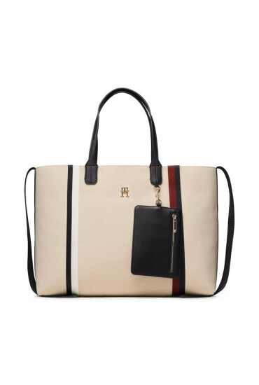 Tommy Hilfiger Дамска чанта Iconic Tommy Tote Corp AW0AW15157 0F6 - Mera.bg