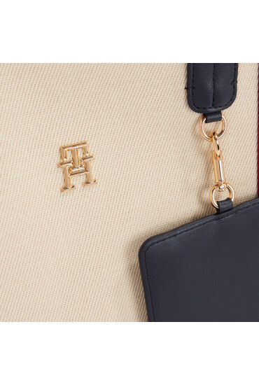 Tommy Hilfiger Дамска чанта Iconic Tommy Tote Corp AW0AW15157 0F6 - Mera.bg