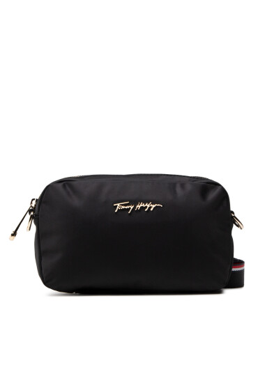 Tommy Hilfiger Дамска чанта Im New Nylon Crossover AW0AW11163 BLK - Mera.bg