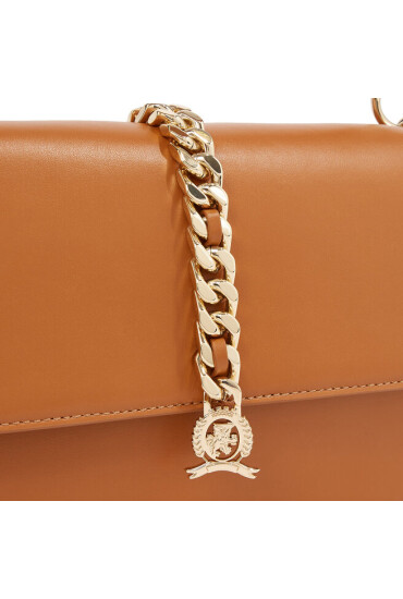 Tommy Hilfiger Дамска чанта Luxe Leather Crossover AW0AW15289 Tan 0HE - Mera.bg