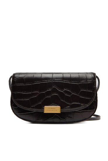 Tommy Hilfiger Дамска чанта Party Le Mini Crossover Croc AW0AW18203 Кафяв - Mera.bg