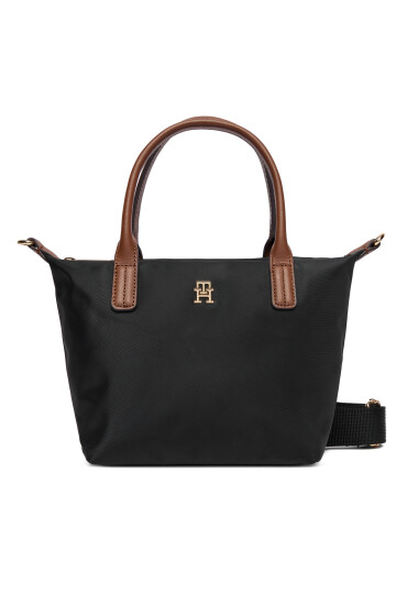 Tommy Hilfiger Дамска чанта Popette Mini Tote AW0AW17709 Черен - Mera.bg
