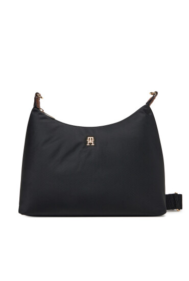 Tommy Hilfiger Дамска чанта Popette Shoulder Bag AW0AW17937 Черен - Mera.bg