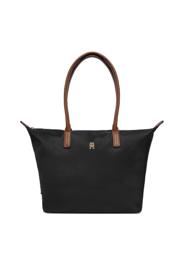 Tommy Hilfiger Дамска чанта Popette Tote AW0AW17711 Черен - Mera.bg