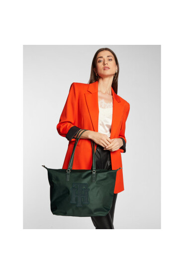 Tommy Hilfiger Дамска чанта Poppt Tote Aplique AW0AW13168 MBP - Mera.bg