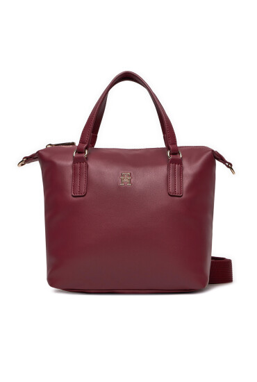 Tommy Hilfiger Дамска чанта Poppy AW0AW17015 Червен - Mera.bg