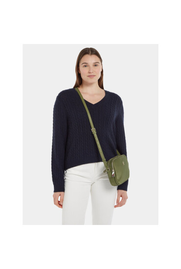 Tommy Hilfiger Дамска чанта Poppy Crossover AW0AW15220 Putting Green MS2 - Mera.bg