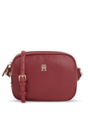 Tommy Hilfiger Дамска чанта Poppy Plus Crossover AW0AW15235 Rouge XJS - Mera.bg