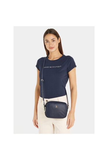 Tommy Hilfiger Дамска чанта Poppy Plus Crossover AW0AW15235 Space Blue DW6 - Mera.bg