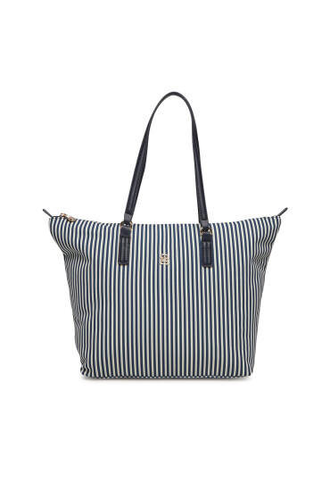 Tommy Hilfiger Дамска чанта Poppy Summer Tote AW0AW17203 Тъмносин - Mera.bg