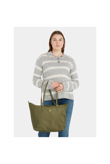 Tommy Hilfiger Дамска чанта Poppy Tote AW0AW15214 Putting Green MS2 - Mera.bg