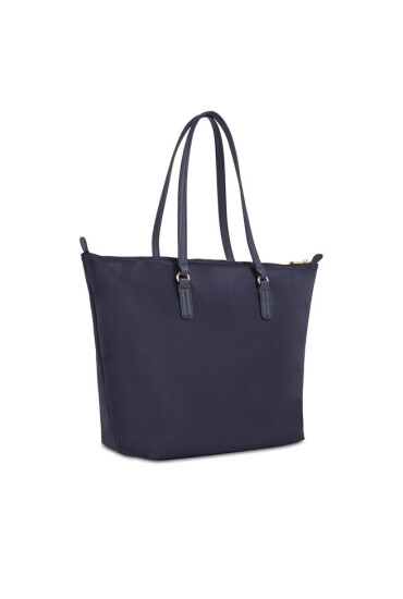 Tommy Hilfiger Дамска чанта Poppy Tote Corp AW0AW15896 Space Blue DW6 - Mera.bg