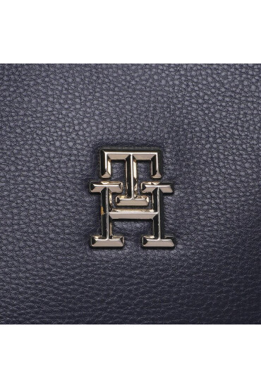 Tommy Hilfiger Дамска чанта Th Casual Tote AW0AW14176 Тъмносин - Mera.bg