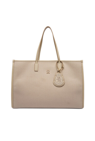 Tommy Hilfiger Дамска чанта Th City Large Tote Melton AW0AW18215 Бежов - Mera.bg
