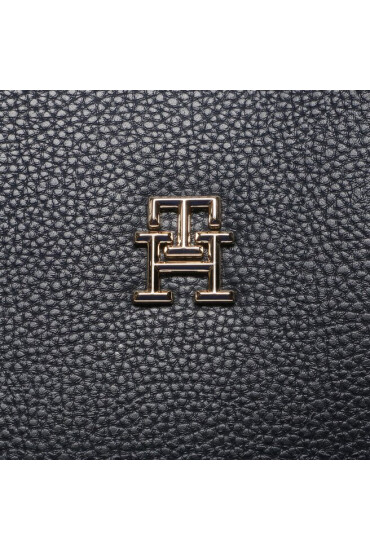 Tommy Hilfiger Дамска чанта Th Emblem Satchel Corp AW0AW15117 DW6 - Mera.bg